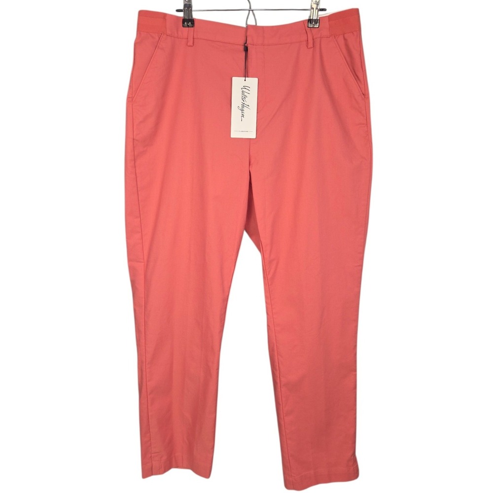 Walter Hagen Traditional Pant Womens Size 12 Pink 27" Inseam Stretch‎ Golf  NWT